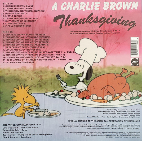 A Charlie Brown Thanksgiving: 50th Anniversary | Mint (M) Mint (M) - SOUNDTRACK *SEALED*