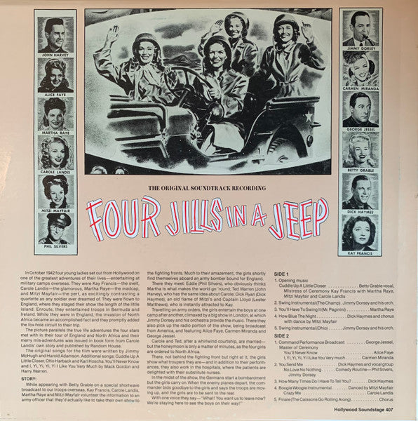 Four Jills In A Jeep (Original Soundtrack) (VINYL) | Excellent+ (EX+) Excellent (EX) - SOUNDTRACK / USED *EXCELLENT+*