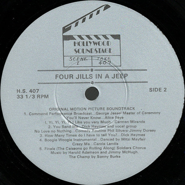 Four Jills In A Jeep (Original Soundtrack) (VINYL) | Excellent+ (EX+) Excellent (EX) - SOUNDTRACK / USED *EXCELLENT+*