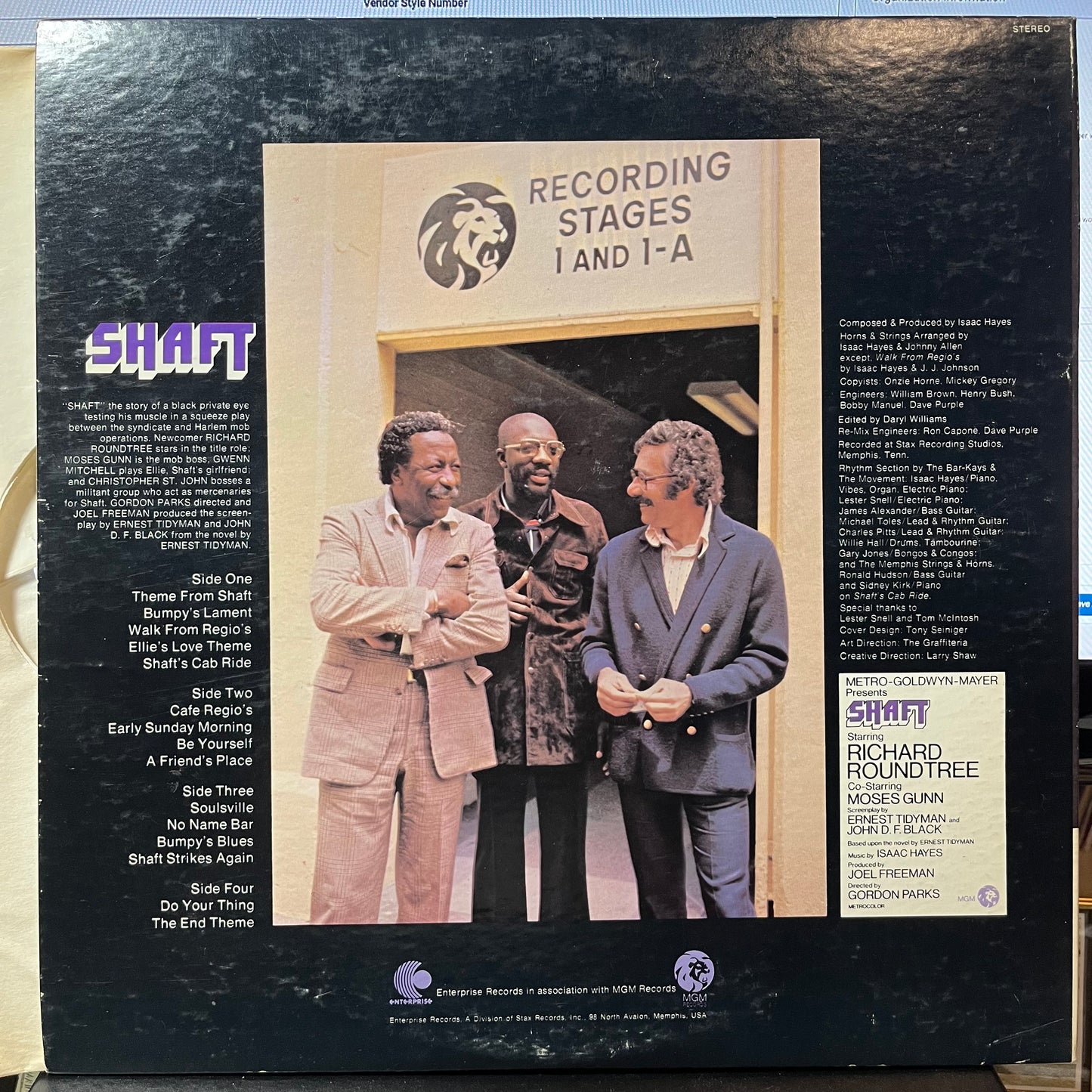 Shaft (2xVINYL) | Excellent+ (EX+) Excellent (EX) - SOUNDTRACK / USED *EXCELLENT+*