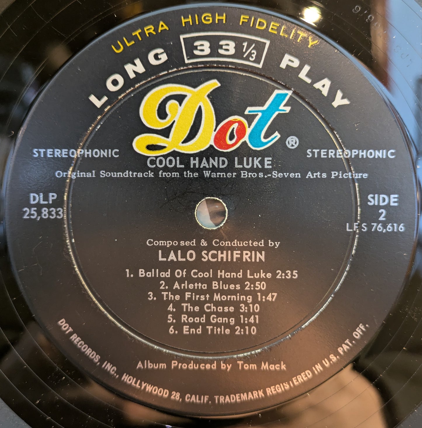 Cool Hand Luke - Original Soundtrack Recording (VINYL) | Excellent (EX) Near Mint (NM) - SOUNDTRACK / USED *EXCELLENT*