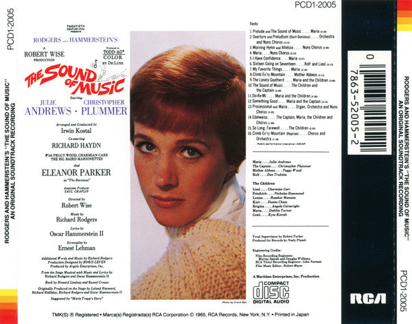 The Sound Of Music (An Original Soundtrack Recording) (CD) | Excellent (EX) Near Mint (NM) - SOUNDTRACK / USED *EXCELLENT*