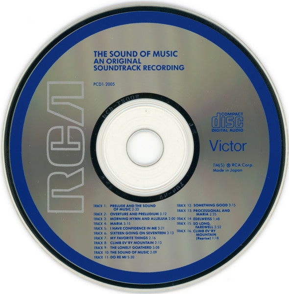 The Sound Of Music (An Original Soundtrack Recording) (CD) | Excellent (EX) Near Mint (NM) - SOUNDTRACK / USED *EXCELLENT*