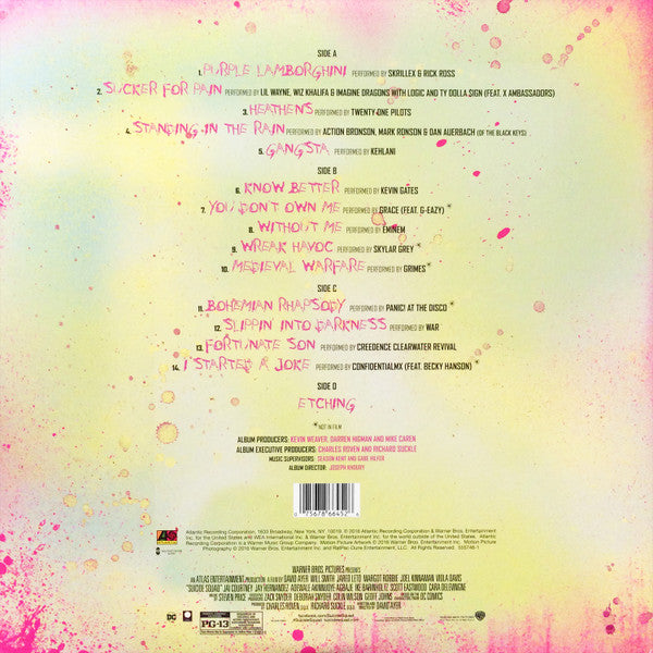 Suicide Squad (The Album) (HOT TOPIC PURPLE 2xVINYL) | Excellent+ (EX+) Near Mint (NM or M-) - SOUNDTRACK / USED *EXCELLENT+*
