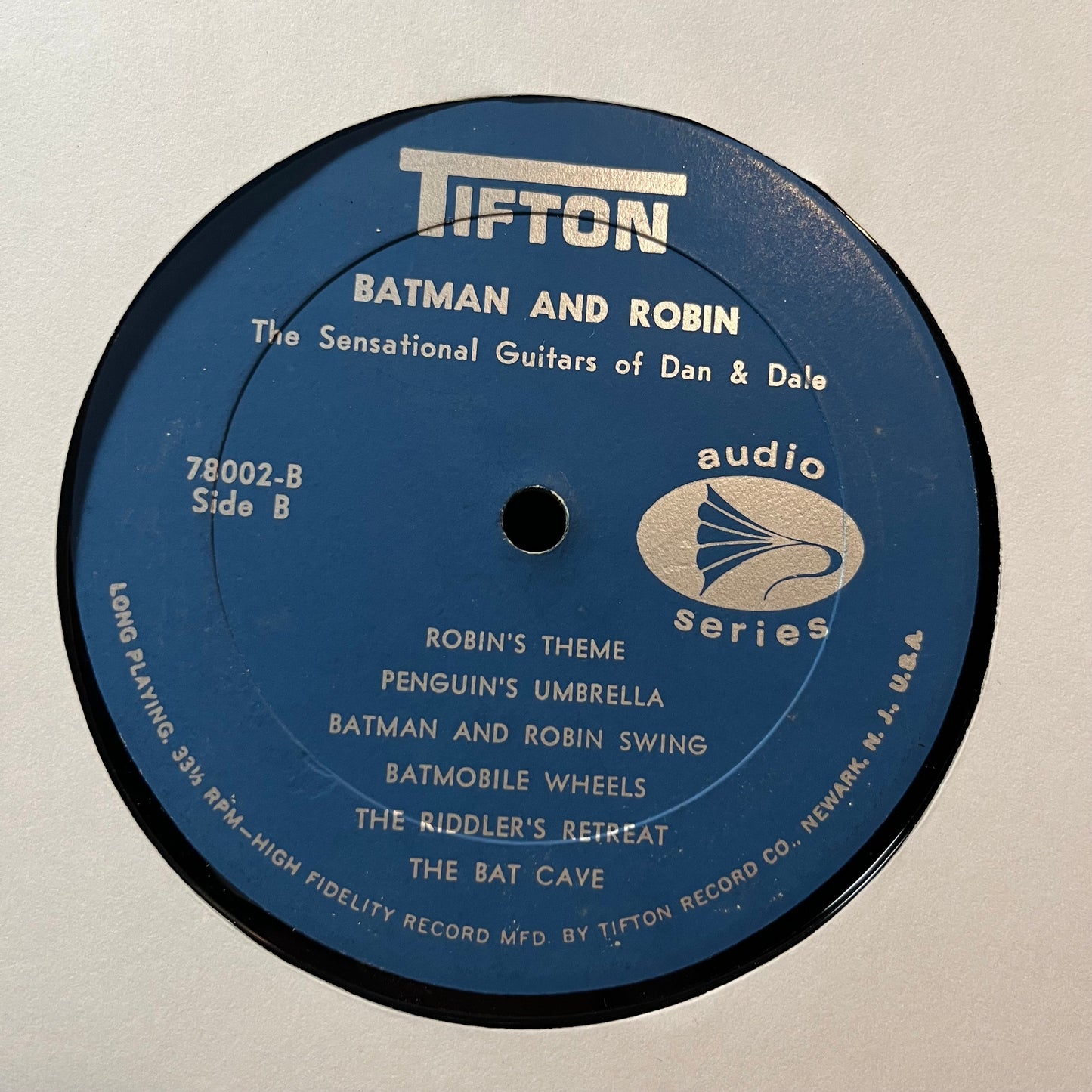 The Sensational Guitars Of Dan & Dale - Batman And Robin (VINYL LP TIFTON 78002 1966) | USED - SOUNDTRACK / USED *GOOD PLUS*
