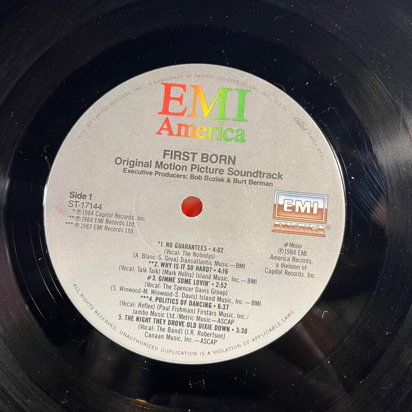 First Born (Original Motion Picture Soundtrack) | Near Mint (NM) Very Good Plus (VG+)