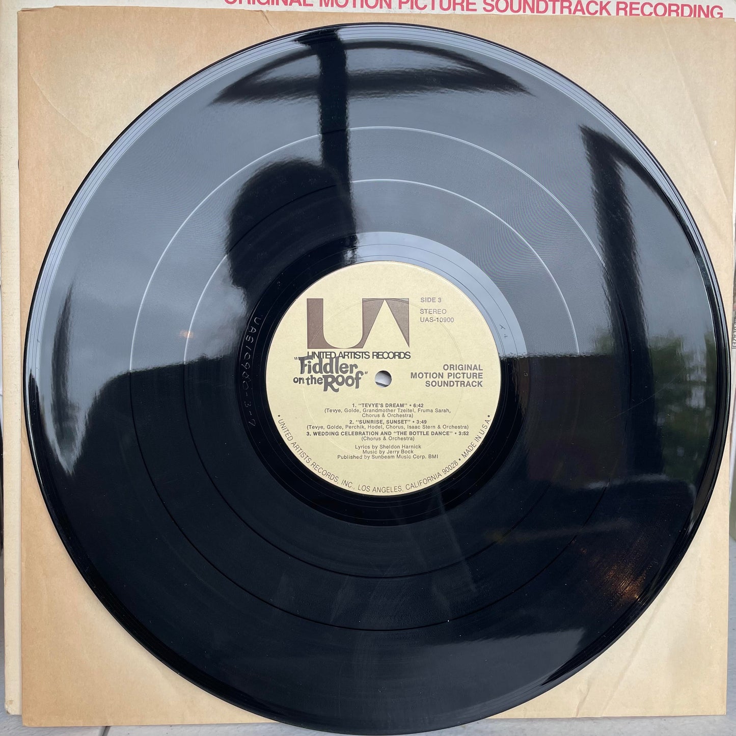 Fiddler On The Roof (Original Motion Picture Soundtrack Recording) (VINYL) | Near Mint- (NM-) Excellent (EX) - SOUNDTRACK / USED *NEAR MINT-*