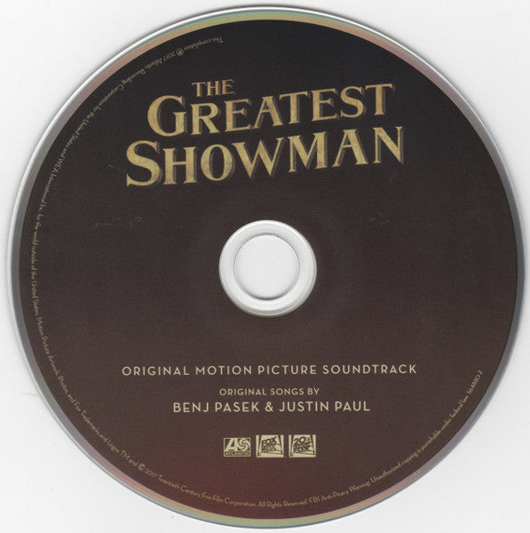 The Greatest Showman (Original Motion Picture Soundtrack) (CD) | Near Mint (NM) Near Mint (NM) - SOUNDTRACK / USED *NEAR MINT*