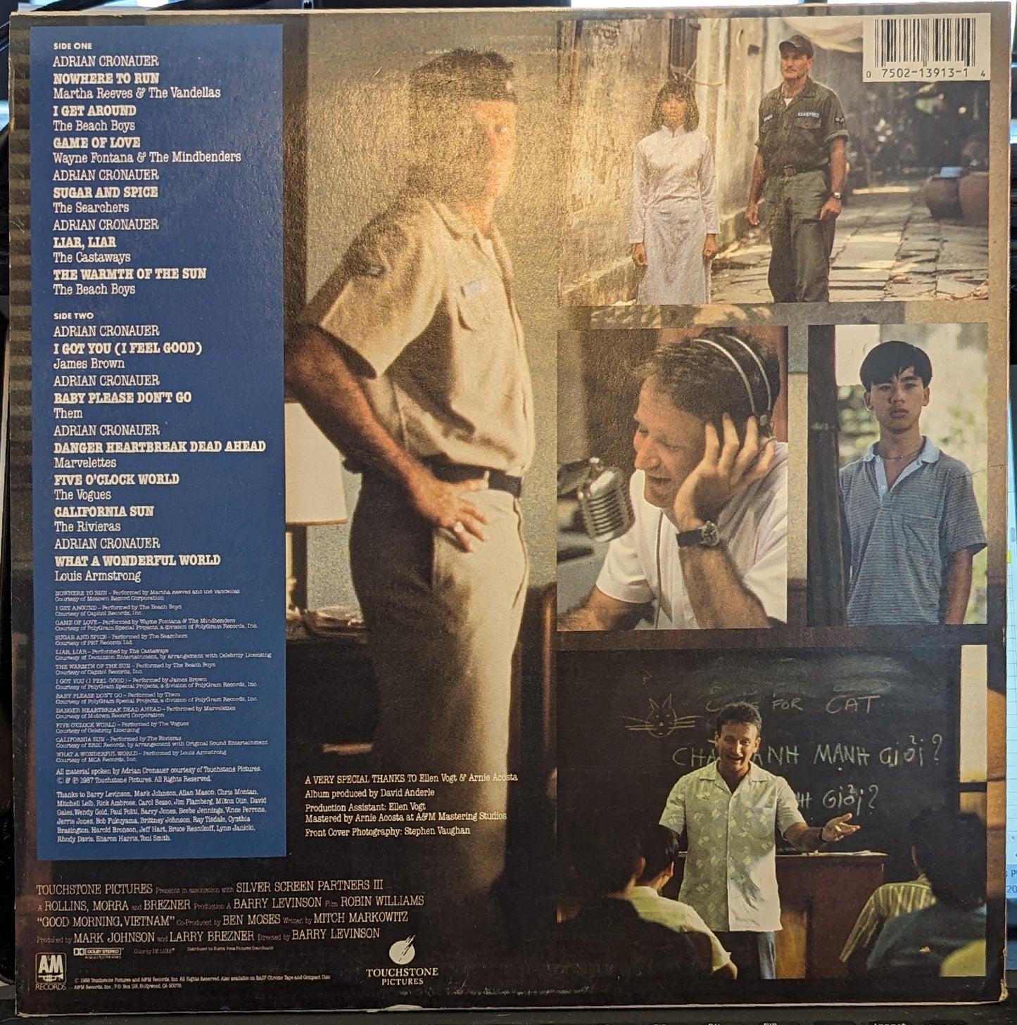Various Good Morning, Vietnam - The Original Motion Picture Soundtrack LP Near Mint (NM or M-) Excellent (EX)