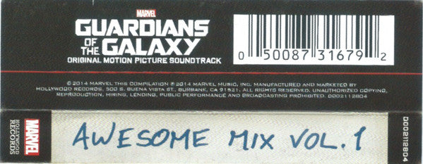 Various - Guardians Of The Galaxy: Awesome Mix Vol. 1 (CASSETTE) | Near Mint (NM or M-) Near Mint (NM) - SOUNDTRACK / USED *NEAR MINT*