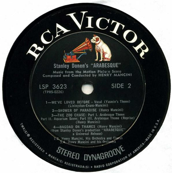 Arabesque (Music From The Motion Picture Score) (VINYL) | Near Mint (NM) Near Mint (NM) - SOUNDTRACK / USED *NEAR MINT*