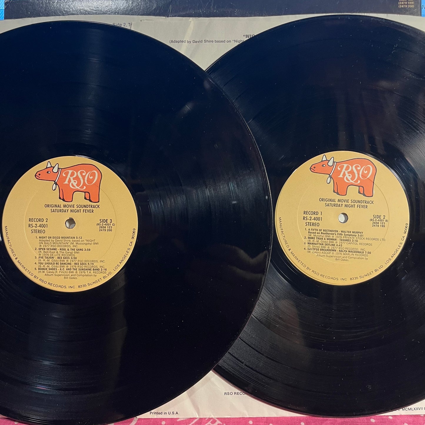 Various - Saturday Night Fever (The Original Movie Sound Track) *PITMAN* | Near Mint (NM) Very Good Plus (VG+) - SOUNDTRACK / USED *NEAR MINT*