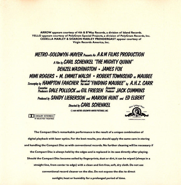The Mighty Quinn (Original Motion Picture Soundtrack) (CD) | Near Mint (NM) Near Mint (NM) - SOUNDTRACK / USED *NEAR MINT*