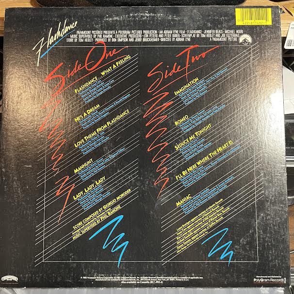 Flashdance (Original Soundtrack From The Motion Picture) (VINYL) | Near Mint (NM) Very Good Plus (VG+) - SOUNDTRACK / USED *NEAR MINT*