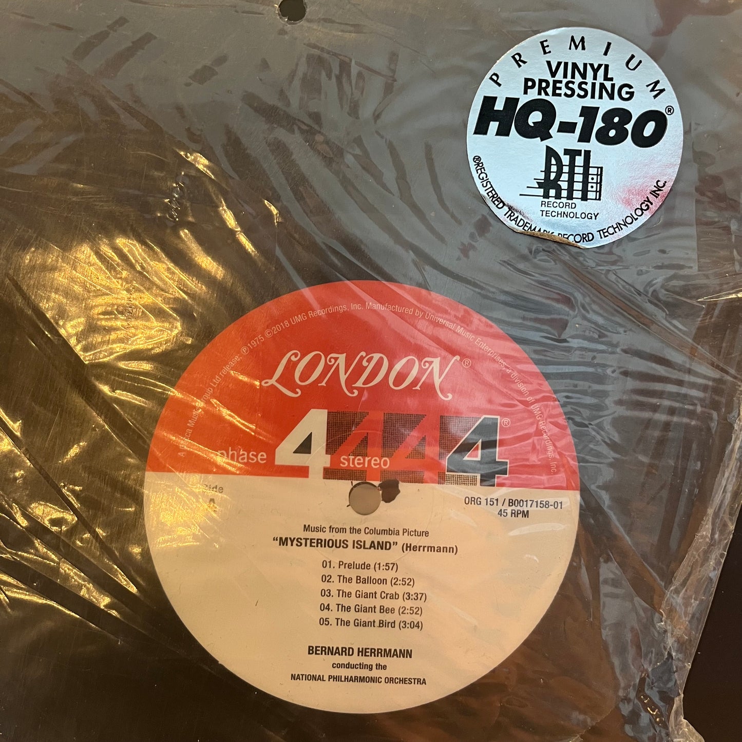 Bernard Herrmann - The Mysterious Film World Of Bernard Herrmann *ORG / NUMBERED* | Near Mint (NM) Near Mint (NM) - SOUNDTRACK / USED *NEAR MINT*