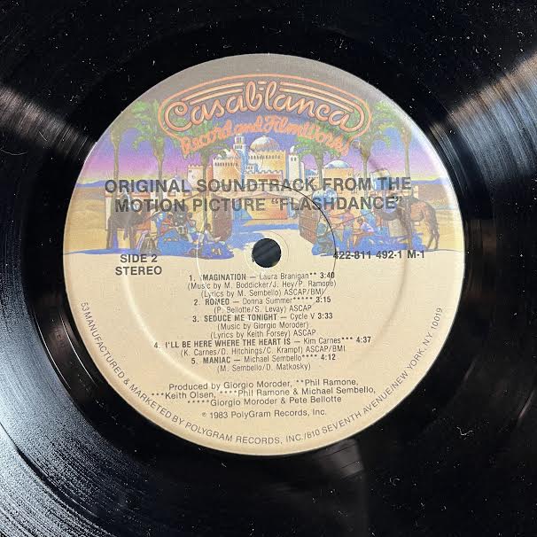 Flashdance (Original Soundtrack From The Motion Picture) (VINYL) | Near Mint (NM) Very Good Plus (VG+) - SOUNDTRACK / USED *NEAR MINT*
