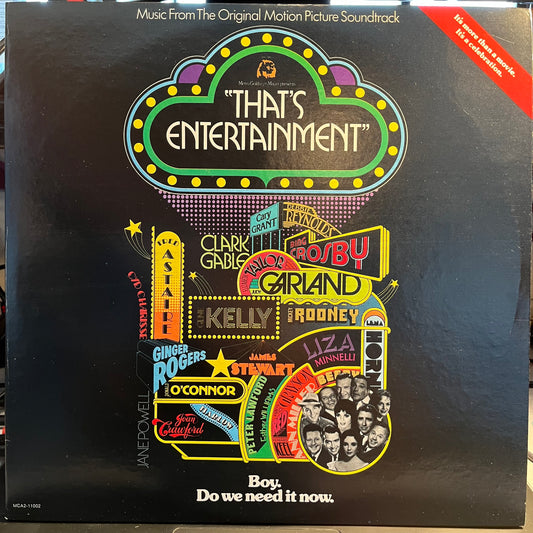 Various Music From The Original Motion Picture Soundtrack - That's Entertainment 2xLP Near Mint (NM or M-) Near Mint (NM or M-)