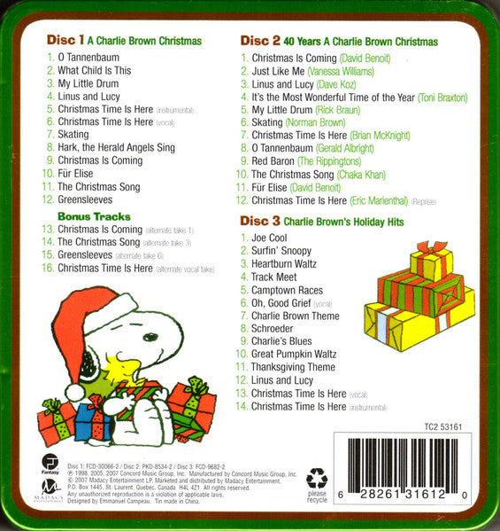 "A Charlie Brown Christmas" Featuring The Famous Peanuts Characters (Original Sound Track) (3xCD) | Near Mint (NM) Near Mint (NM) - SOUNDTRACK / USED *NEAR MINT*