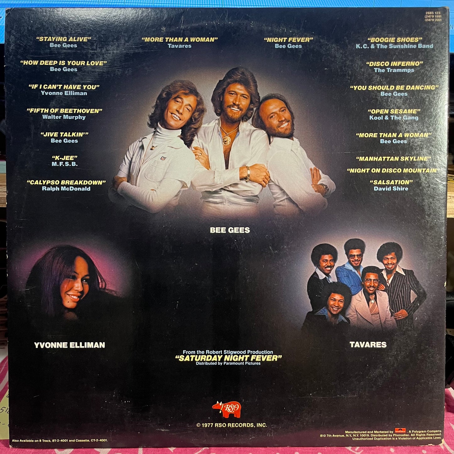 Saturday Night Fever (The Original Movie Sound Track) *PITMAN* | Near Mint (NM) Very Good Plus (VG+)