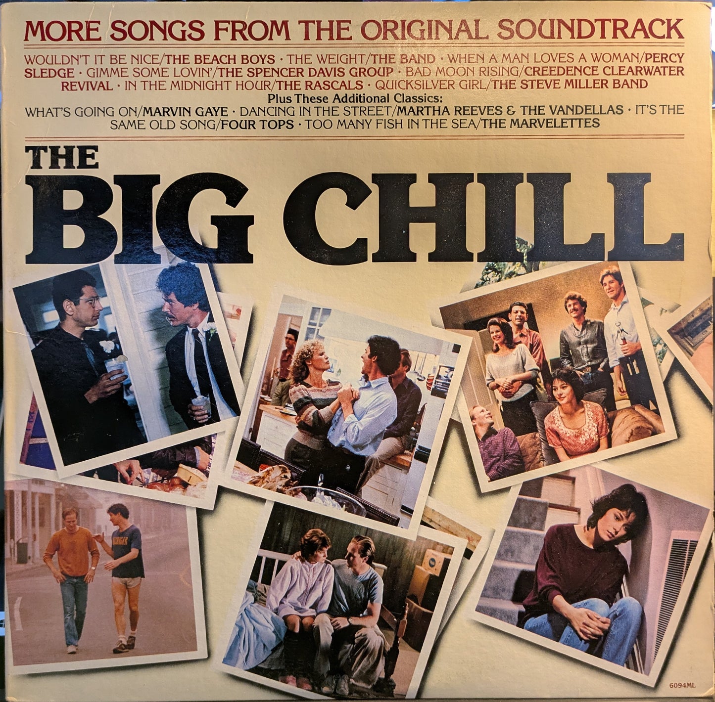 More Songs From The Original Soundtrack Of The Big Chill (VINYL) | Near Mint (NM) Excellent (EX) - SOUNDTRACK / USED *NEAR MINT*