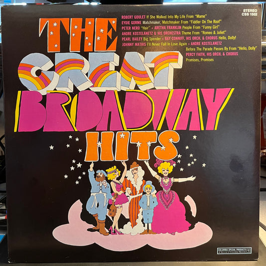 Various The Great Broadway Hits LP Near Mint (NM or M-) Near Mint (NM or M-)