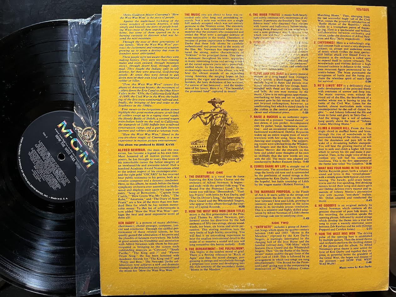 How The West Was Won, Original Soundtrack (VINYL) | Near Mint (NM) Near Mint (NM) - SOUNDTRACK / USED *NEAR MINT*