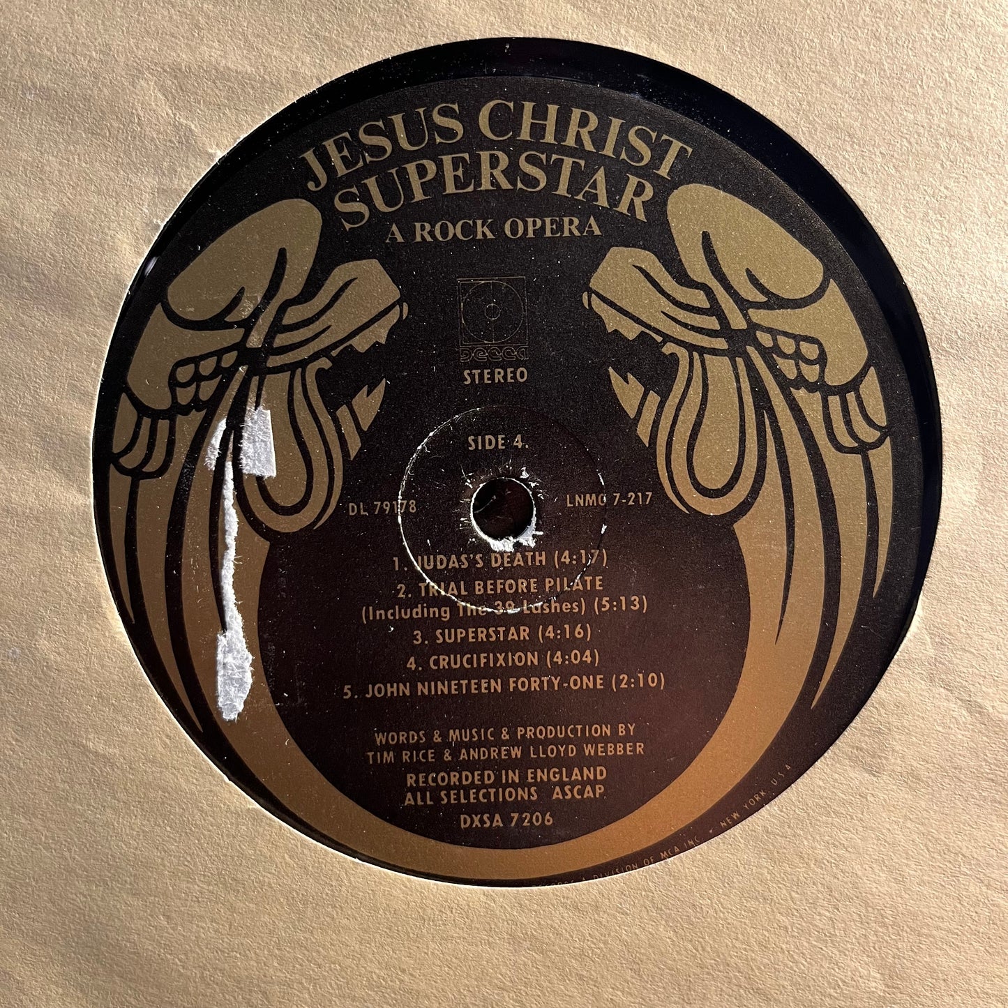 Andrew Lloyd Webber Jesus Christ Superstar - A Rock Opera 2xLP BOX Very Good Plus (VG+) Excellent (EX)