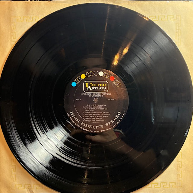 Goldfinger (Original Motion Picture Sound Track) (VINYL) | Very Good Plus (VG+) Very Good (VG) - SOUNDTRACK / USED *VERY GOOD+*