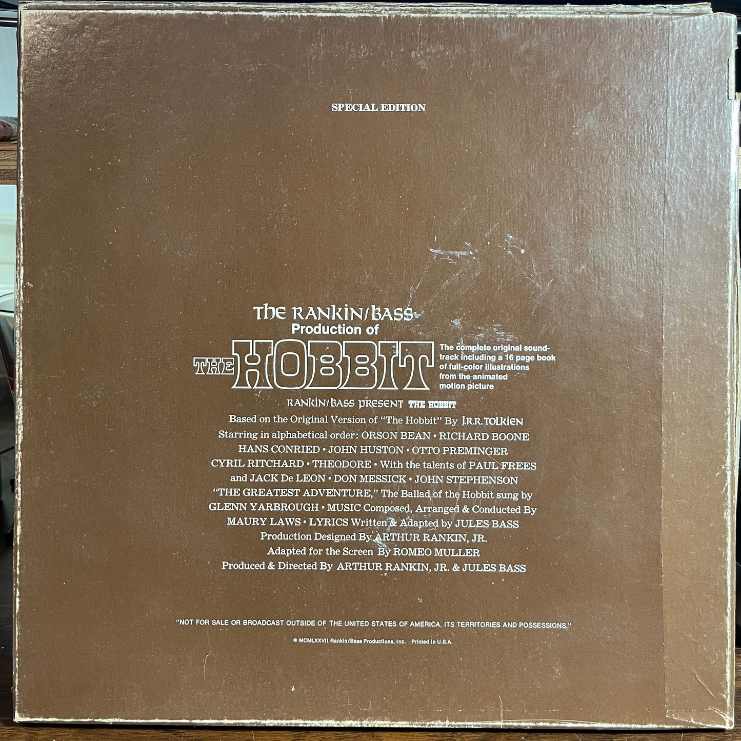 The Hobbit (Soundtrack)(2xVINYL BOX) | Very Good (VG) Very Good (VG) - SOUNDTRACK / USED *VERY GOOD*