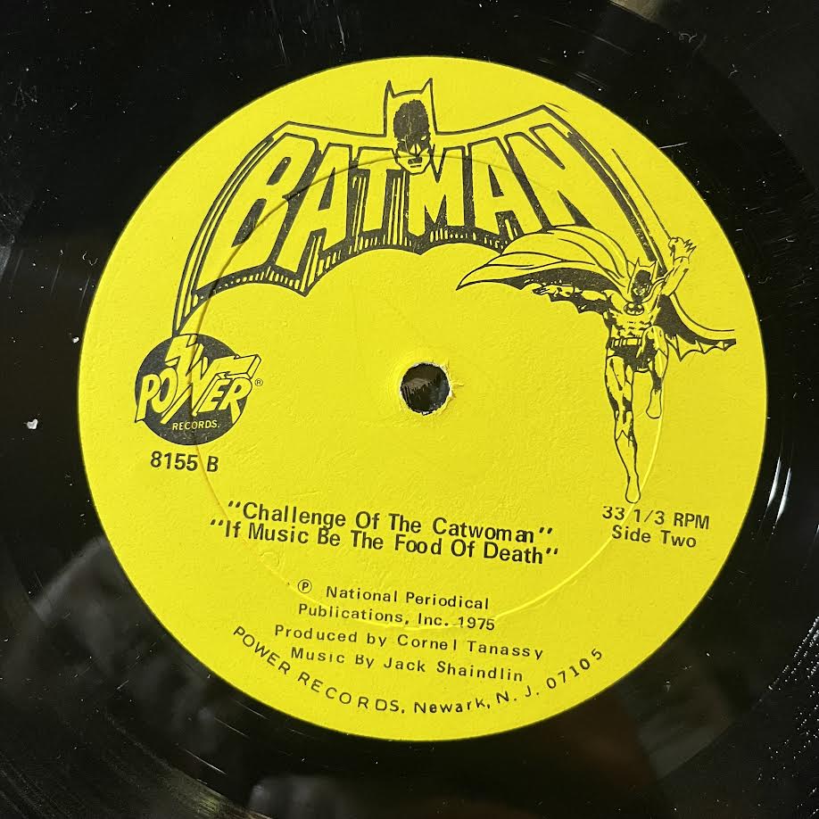 Unknown Artist - Batman (VINYL) | Very Good (VG) Excellent+ (EX+) - SOUNDTRACK / USED *VERY GOOD*