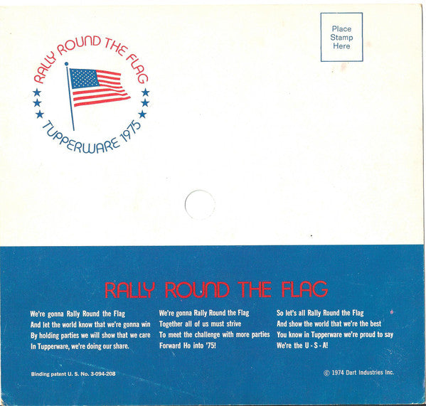 Rally Round The Flag - Tupperware 1975 | Near Mint (NM) Near Mint (NM)