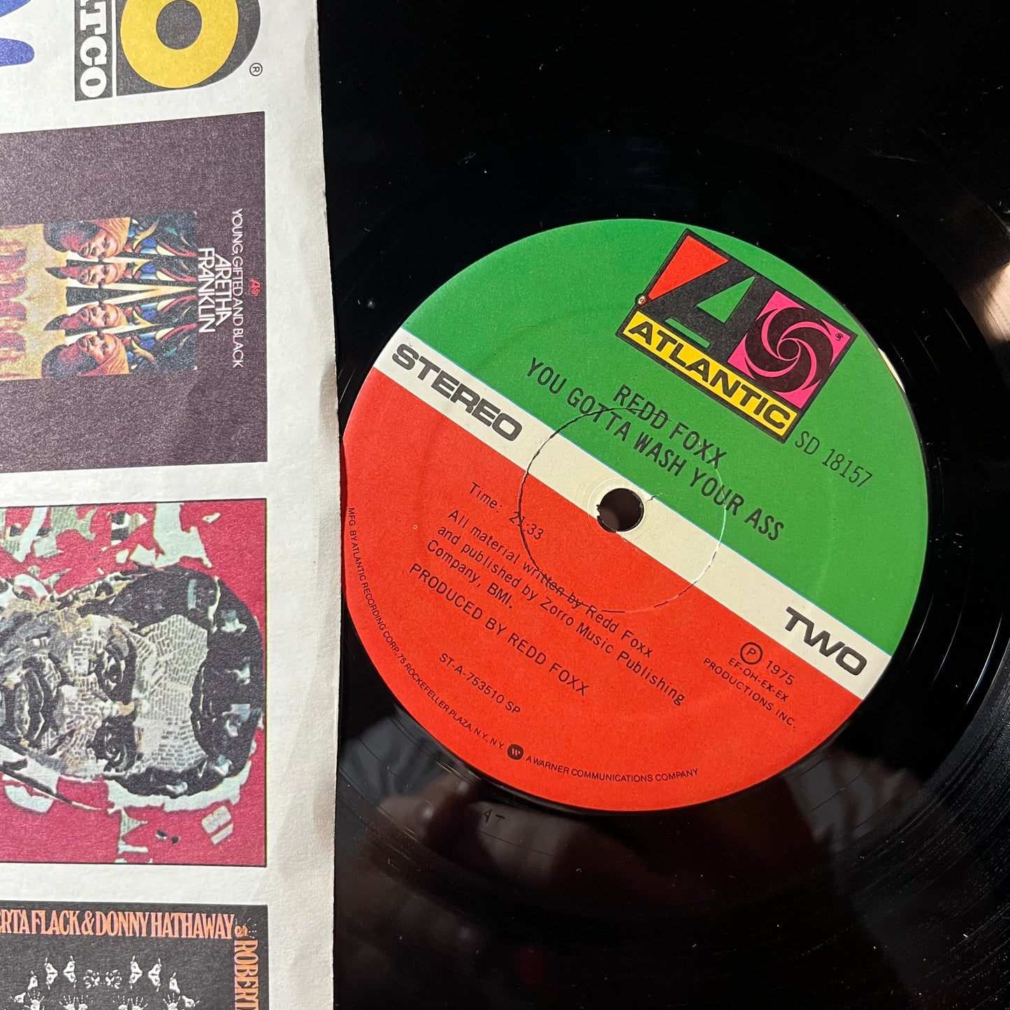 Redd Foxx - You Gotta Wash Your Ass (VINYL LP) | USED Near Mint- (NM-) Excellent (EX) - SPOKEN WORD/COMEDY / USED *NEAR MINT-*