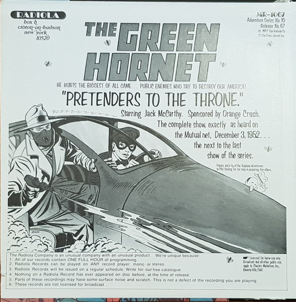 The Green Hornet: "The Corpse That Wasn't There!" *SEALED* | Mint (M) Near Mint (NM)