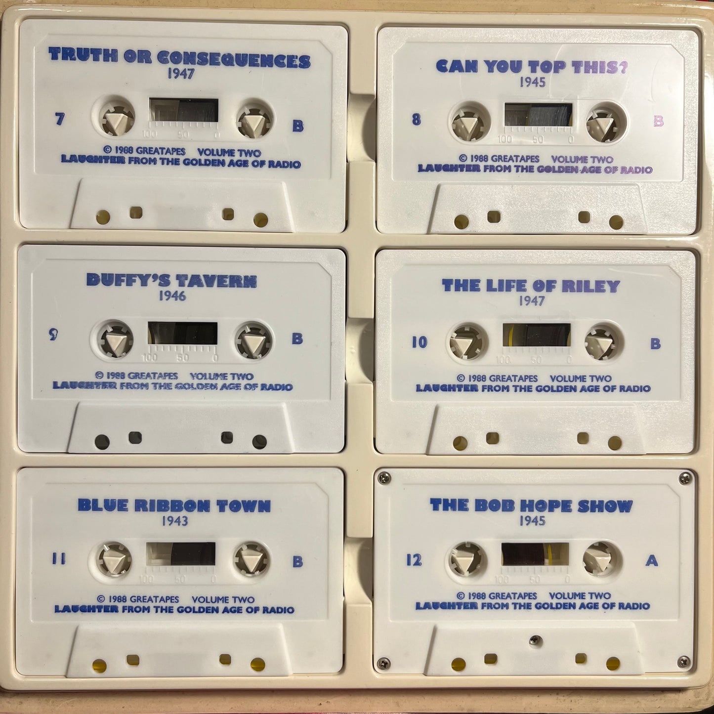 Various - Laughter From The Golden Age Of Radio *12xCASSETTE BOX* | Excellent (EX) - SPOKEN WORD / USED *NEAR MINT*