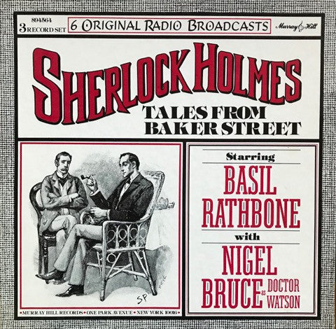 Basil Rathbone Sherlock Holmes Tales From Baker Street 3xLP + Box Near Mint (NM or M-) Near Mint (NM or M-)