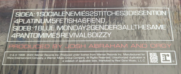 Candyass (CLEAR W/ RED AND YELLOW SWIRL VINYL) | Mint (M) Mint (M) - SYNTH-POP *SEALED/COLOR*