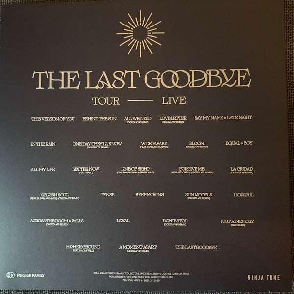 The Last Goodbye Tour Live (GHOSTLY CLEAR VINYL) | Mint (M) Mint (M)