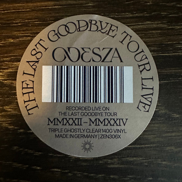 The Last Goodbye Tour Live (GHOSTLY CLEAR VINYL) | Mint (M) Mint (M)