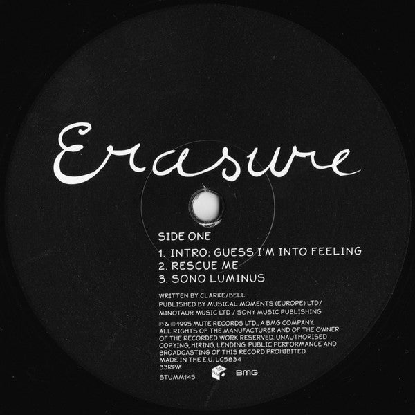 Erasure (2xVINYL) | Mint (M) Mint (M) - SYNTH-POP *SEALED*