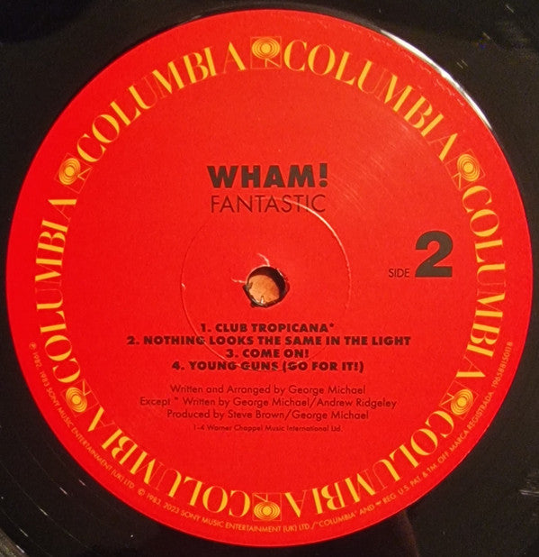 Wham! Fantastic LP Mint (M) Mint (M)
