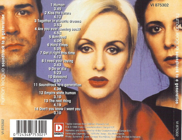 Soundtrack To A Generation (CD) | Excellent+ (EX+) Excellent+ (EX+) - SYNTH-POP / USED *EXCELLENT+*