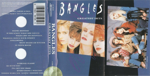 Bangles - Greatest Hits *CASSETTE* | Near Mint (NM) Near Mint (NM) - SYNTH-POP / USED *NEAR MINT*