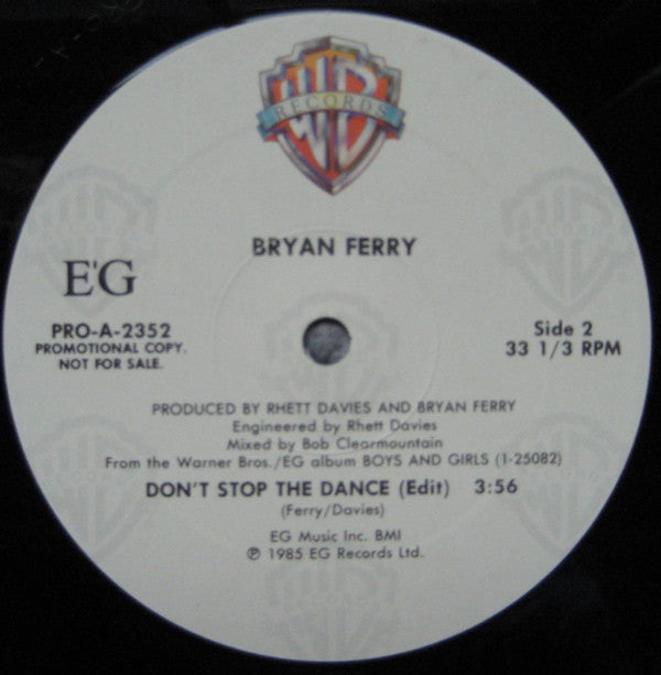 Don't Stop The Dance | Near Mint (NM) Excellent (EX) - SYNTH-POP / USED *NEAR MINT*