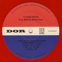 Talking Heads Stop Making Sense Tour Dor (2) 2xLP, Unofficial, Red Mint (M) Mint (M)