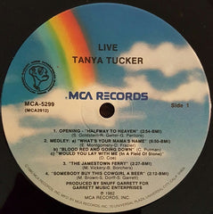 Tanya Tucker Live MCA Records LP, Album, Pin Near Mint (NM or M-) Near Mint (NM or M-)