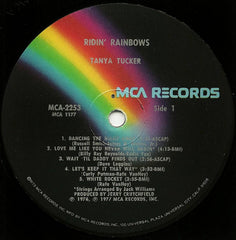 Tanya Tucker Ridin' Rainbows MCA Records LP, Album, Glo Very Good Plus (VG+) Very Good Plus (VG+)