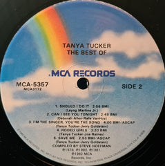 Tanya Tucker The Best Of Tanya Tucker MCA Records LP, Comp, Glo Near Mint (NM or M-) Near Mint (NM or M-)