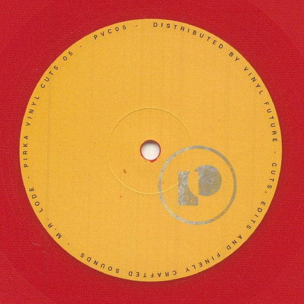 PVC05 (RED VINYL) | Mint (M) Generic - TECH HOUSE *NEW/COLOR*