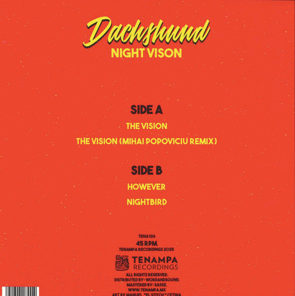 Night Vision (Mihai Popoviciu Remix) (VINYL 12") | - TECH HOUSE *NEW*