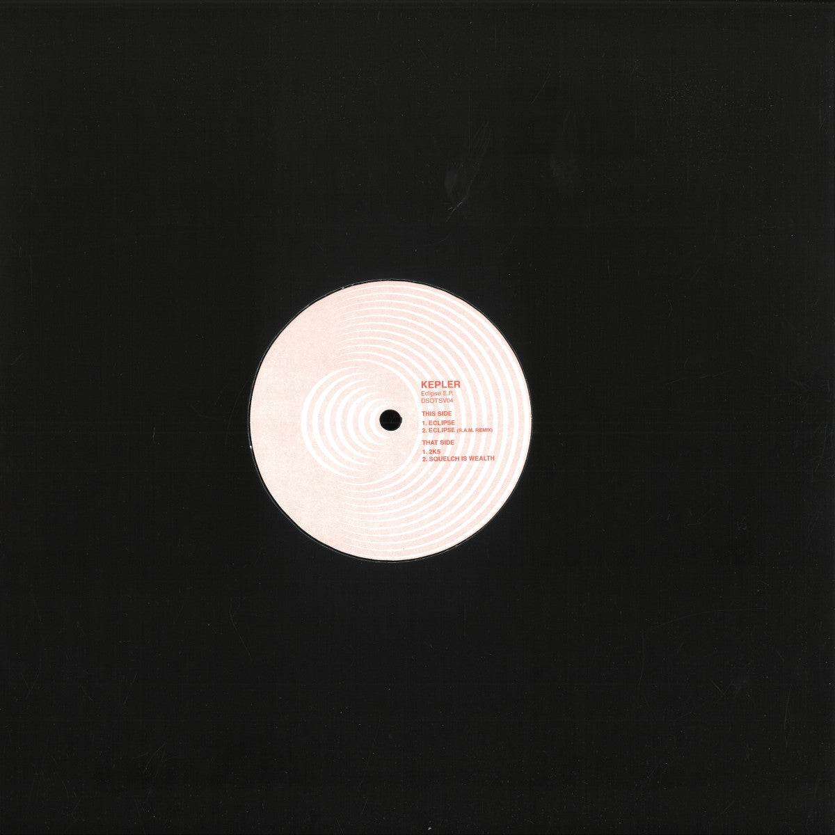 Kepler - Eclipse (VINYL 12" Dark Side Of The Sun) | NEW - TECH HOUSE *NEW*